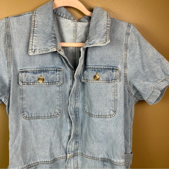 Pants - Denim Romper XL